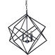 Malloy LED 25.5 inch Black Chandelier Ceiling Light